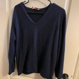 Long sleeve cashmere shirt